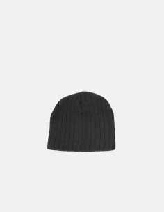 Cable Knit Beanie Navy 2