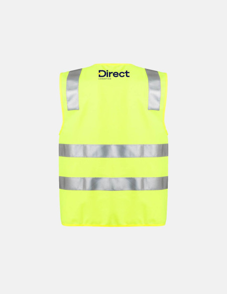 Unisex Hi Vis Zip Vest Yellow