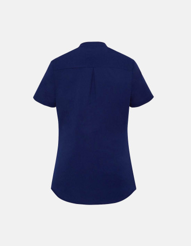 Womens Juliette Short Sleeve Blouse Navy
