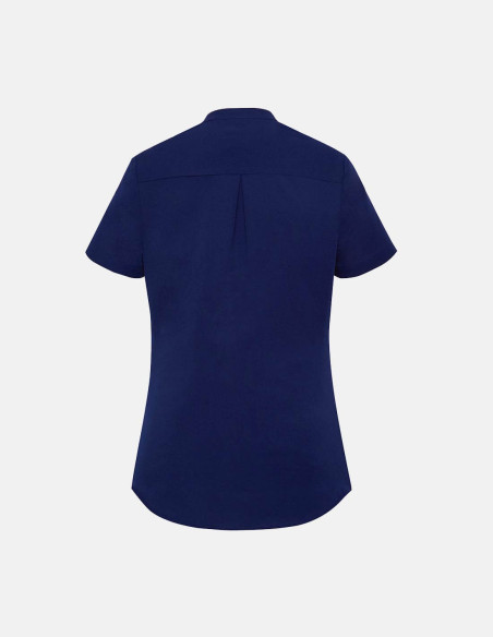 Womens Juliette Short Sleeve Blouse Navy